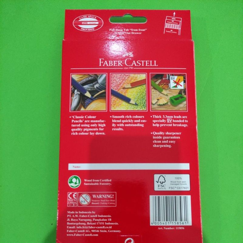 

RK Faber Castell Classic Colour Pencils set 36