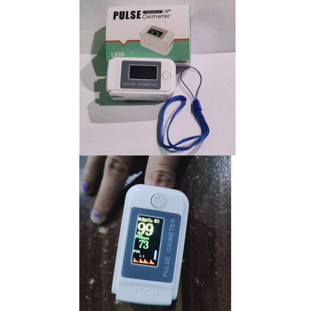 Oxymeter sp02 spo2 LK89 LK87 Fingertip pulse LCD Full Colour LK 88 LK 87 alat test Denyut Nadi