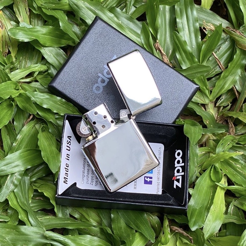 Korek zippo Premium Motif Silver