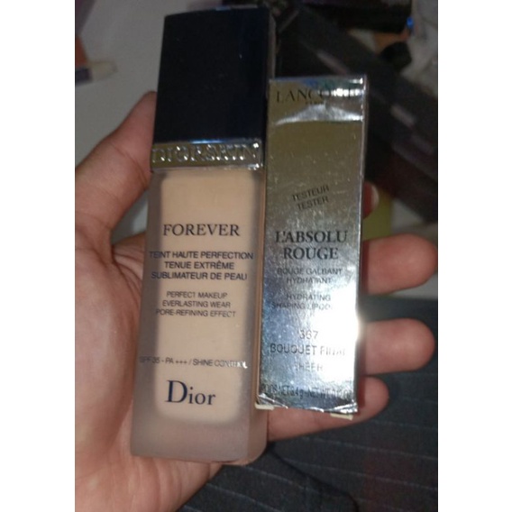 paket dior dan lipstik lancome