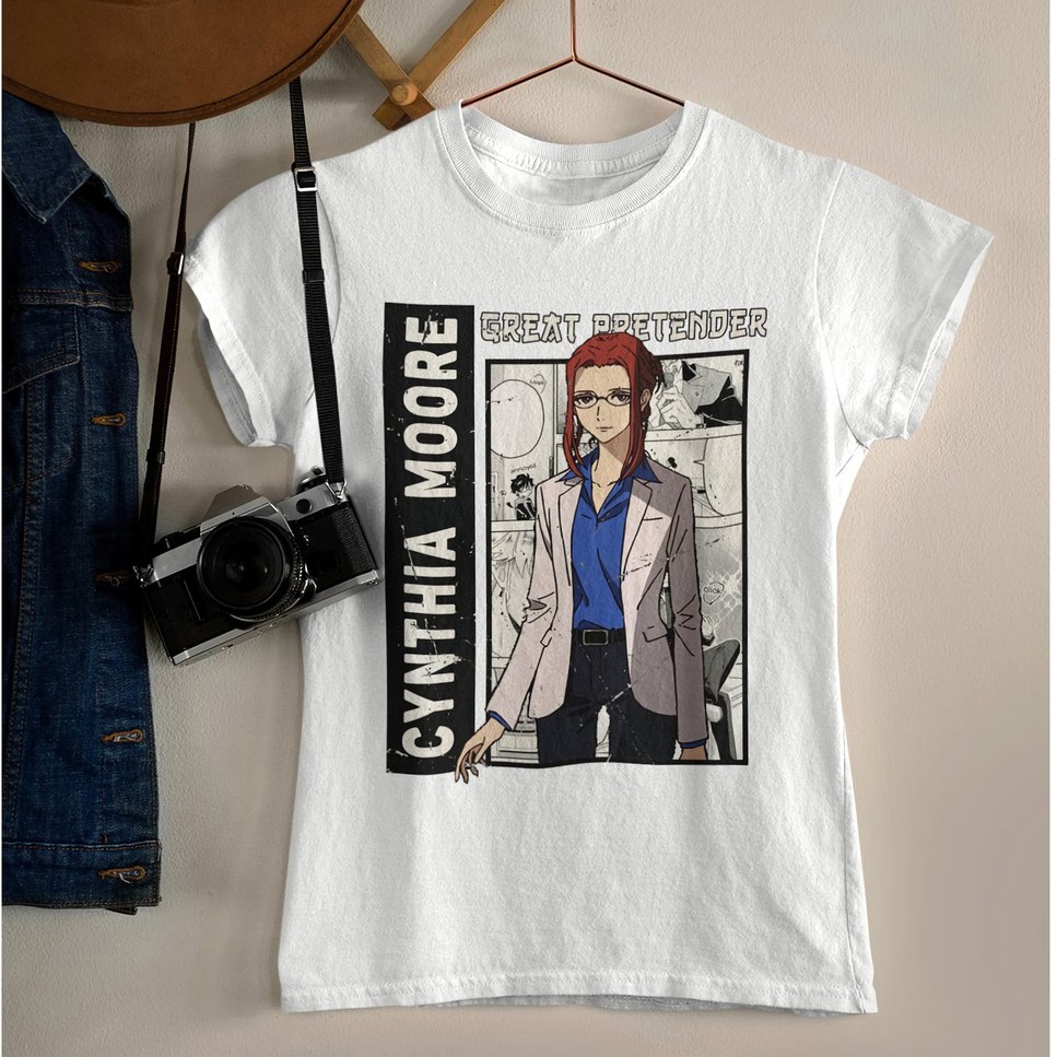 Tshirt Cynthia Moore The Great Pretender White Unisex