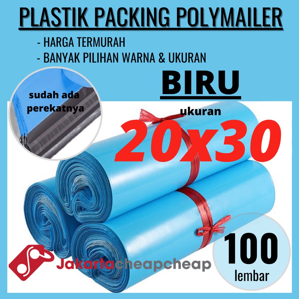 Plastik Packing Polymailer 20x30 Putih