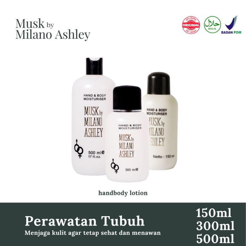 Musk By Milano Ashley Hand & Body Moisturiser