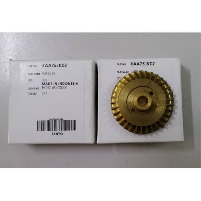 Impeller Pompa Air Sanyo Tipe PH-75A / PWH-75