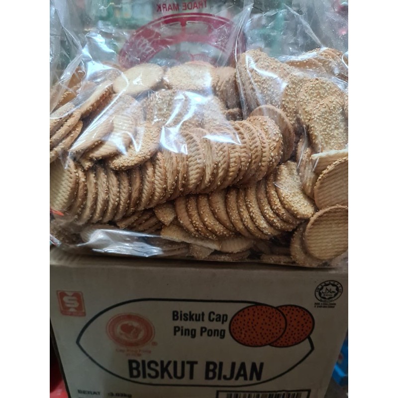 

BISKUIT BIJEN MALAYSIA 3KG ( Cap ping pong)