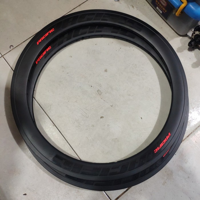 Promo Terbaru RIMS VELG SEPEDA 20 1 3/8 /VELG 20 BALAP 32H PACIFIC T=4CM (1psg)