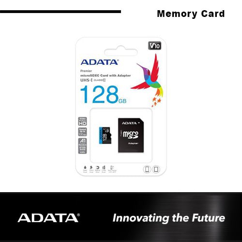 ADATA Premier MICRO SDXC/SDHC UHS-I Class10 128GB (V10) - BLUE