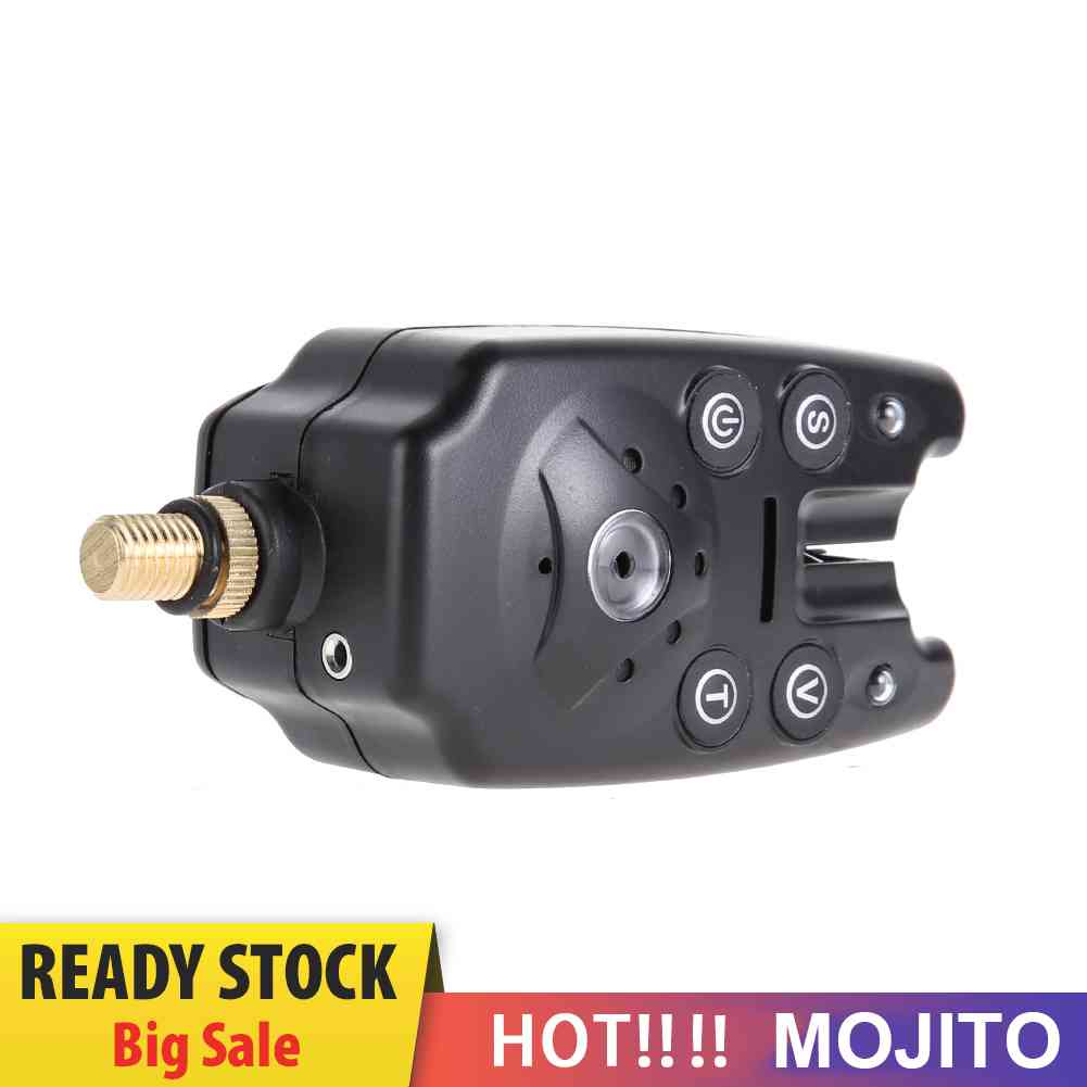 Alarm Joran Pancing 2 Lampu Led Anti Air Dengan Kontrol Volume