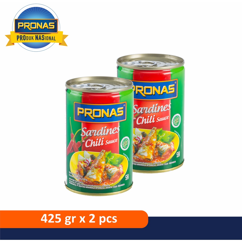 PRONAS Sarden Chili 425 gr Bundling 2 pcs