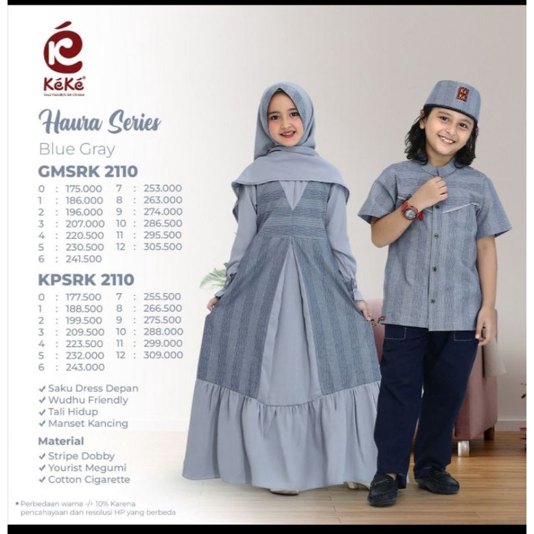 Sarimbit Haura Series by Keke / Koko dan Gamis Anak