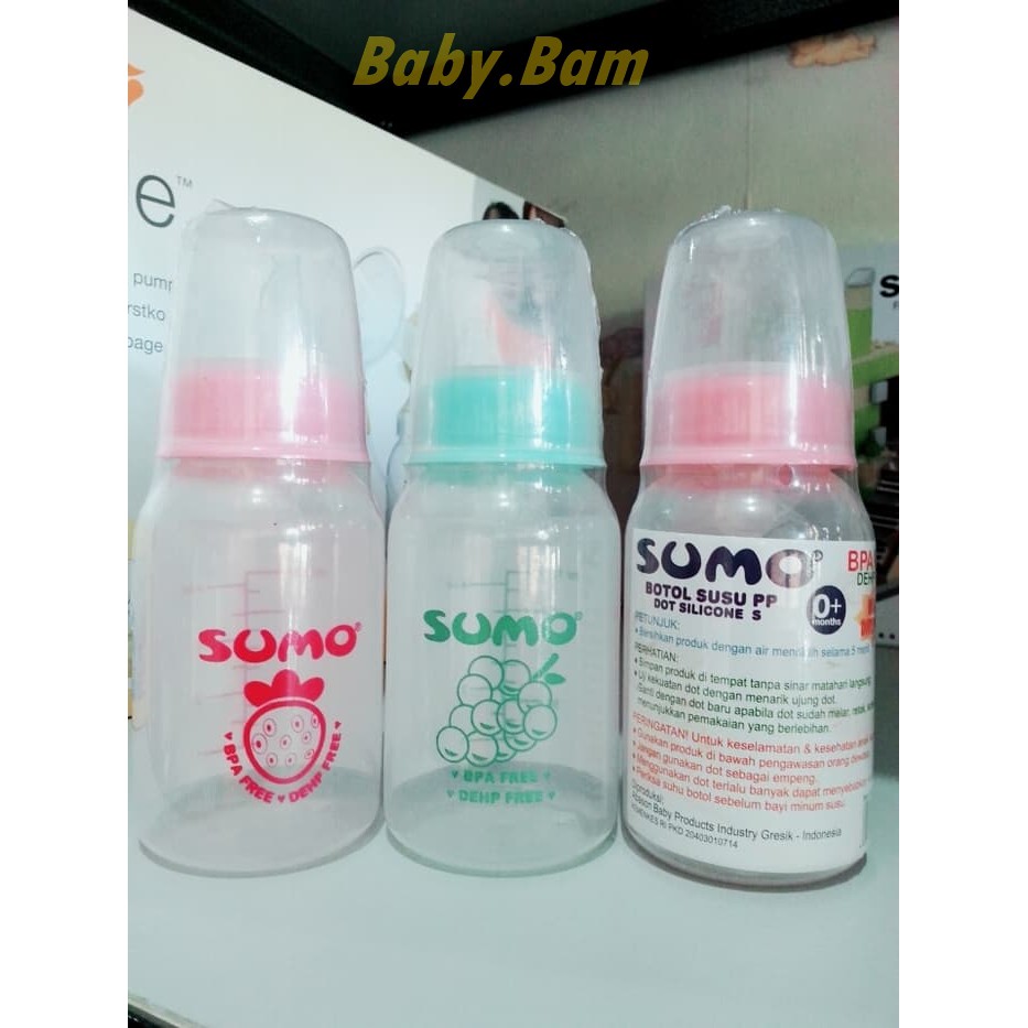 Sumo Botol Susu PP 120 ml NSP-2006 / dot / nipple / botol susu bayi / dot bayi / dot murah /BPA FREE