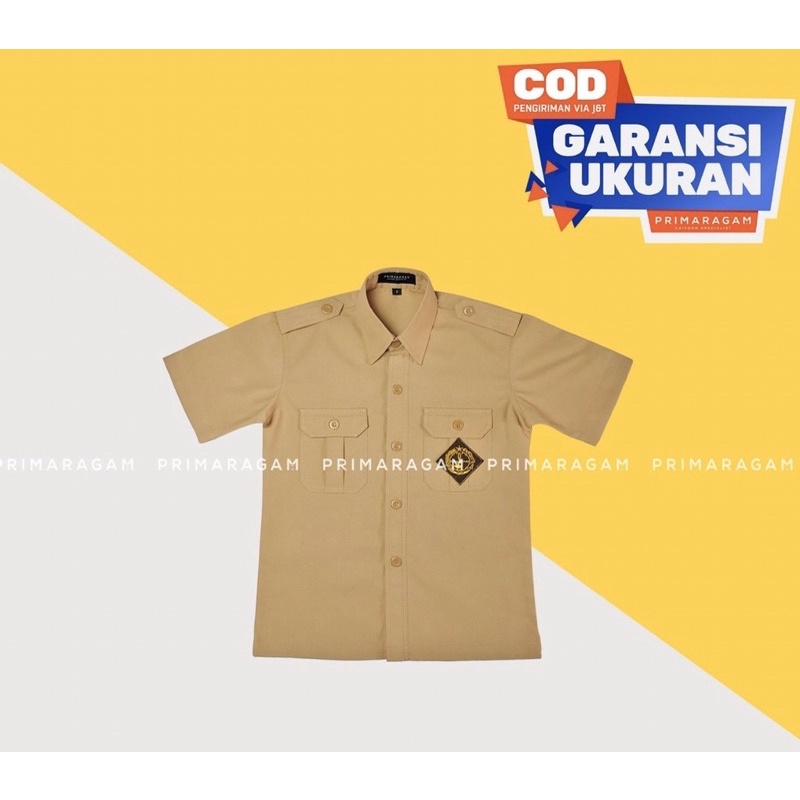 seragam pramuka SD KARMILA penggalang lengan pendek baju pramuka sd baju pramuka penggalang USIA ANAK SD