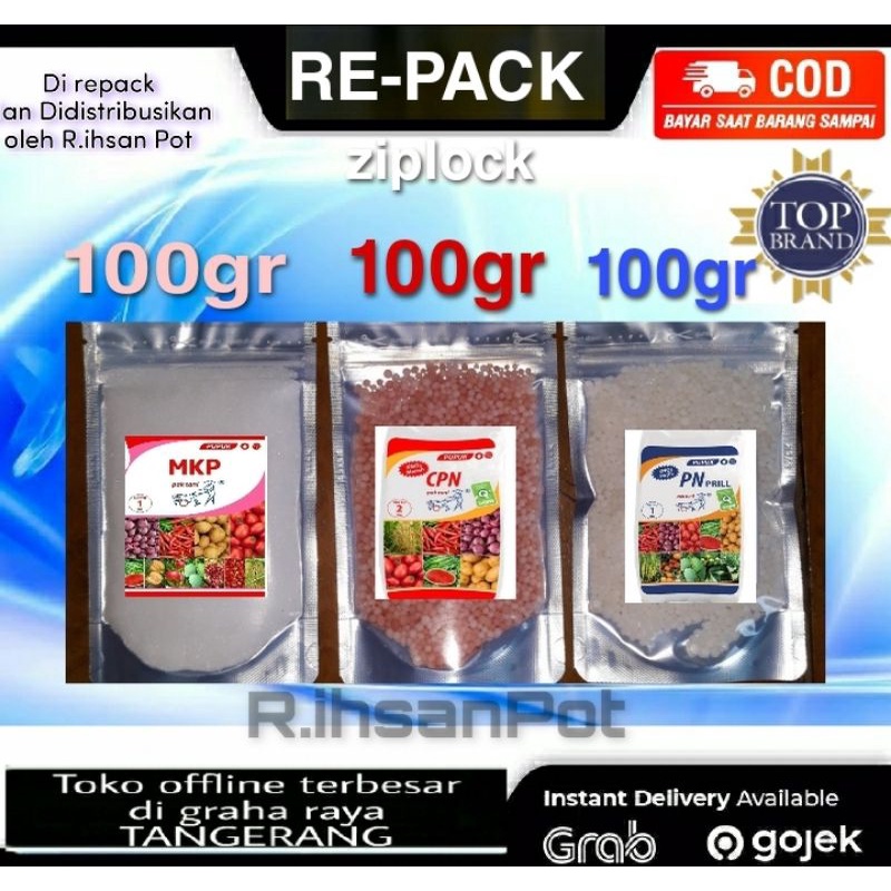 Pupuk Cpn Kno3 Merah Mkp Pak Tani Kno3 Putih Pn Prill Repack 100gram Dari  Kemasan ORI