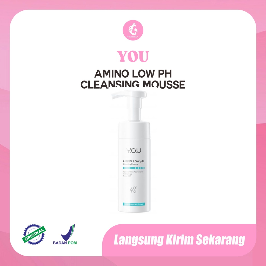 You Amino Low pH Cleansing Mousse 150ml 5X Ceramides | Pembersih Wajah