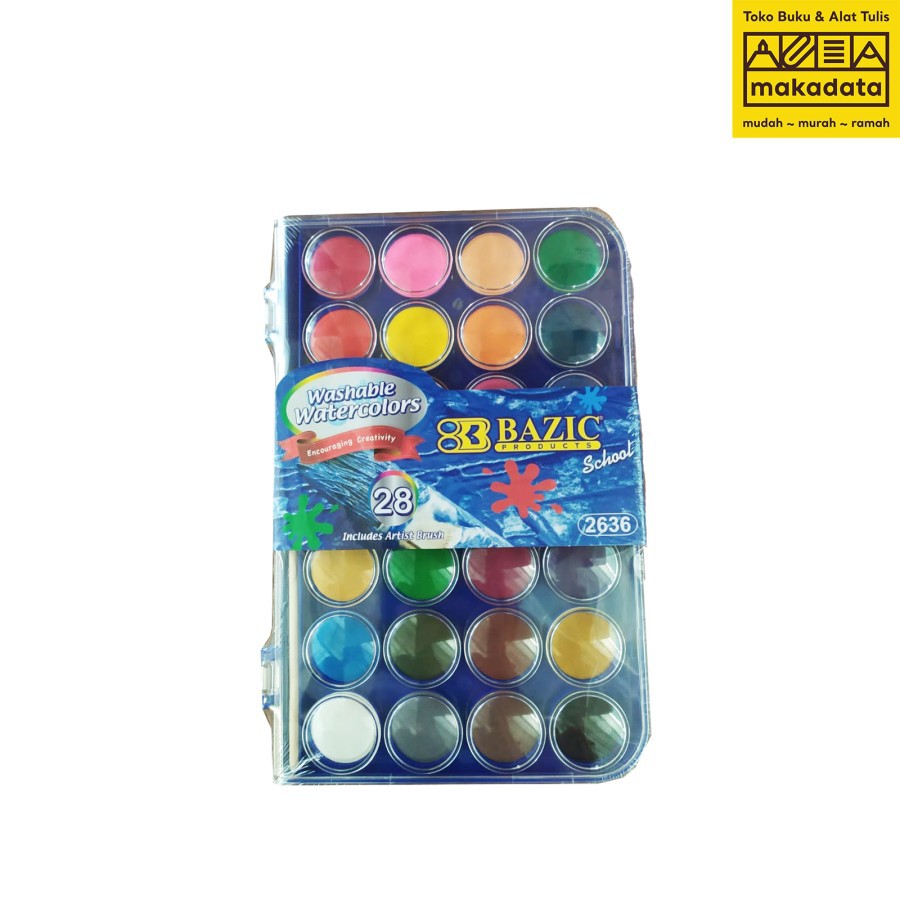

WATERCOLOUR PAINT / CAT AIR BAZIC 28 WARNA 2636 MURAH