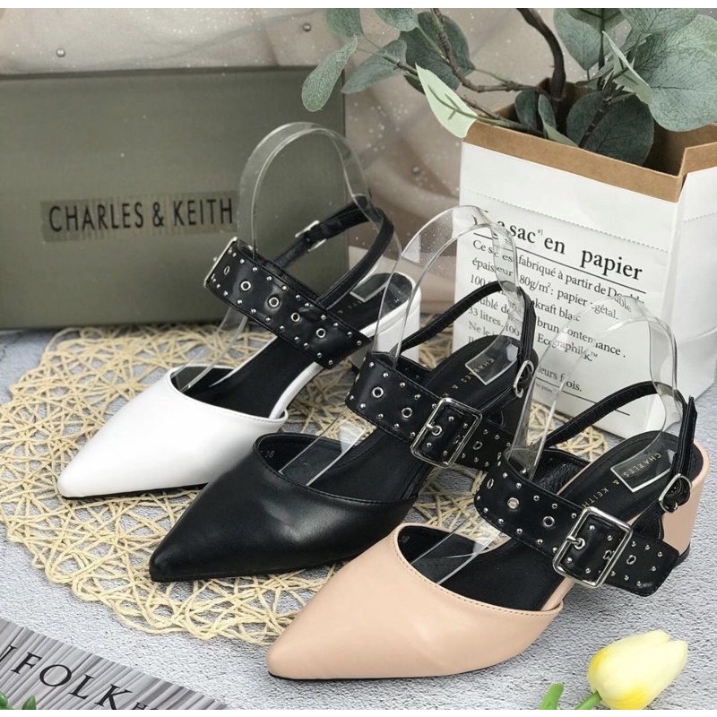 Heels 285 sepatu sendal wanita import realpict