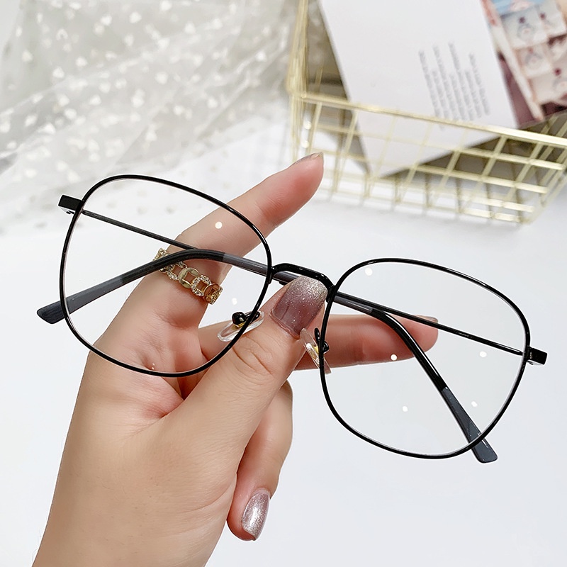 Kacamata Myopia 1.0-4.0 Bingkai Bulat Bahan Logam Gaya Klasik Untuk Unisex