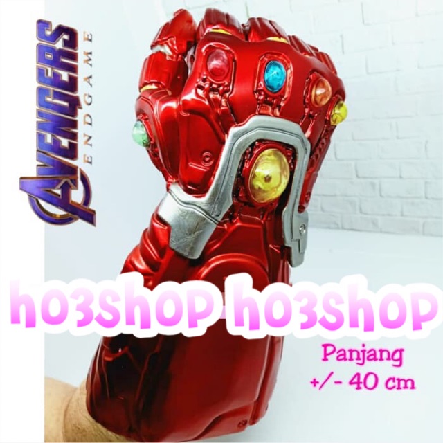 Jual Sarung Tangan Infinity Gauntlet Thanos Ironman With Stone Bisa Nyala Jakarta Barat Moto Fit Variasi Tokopedia