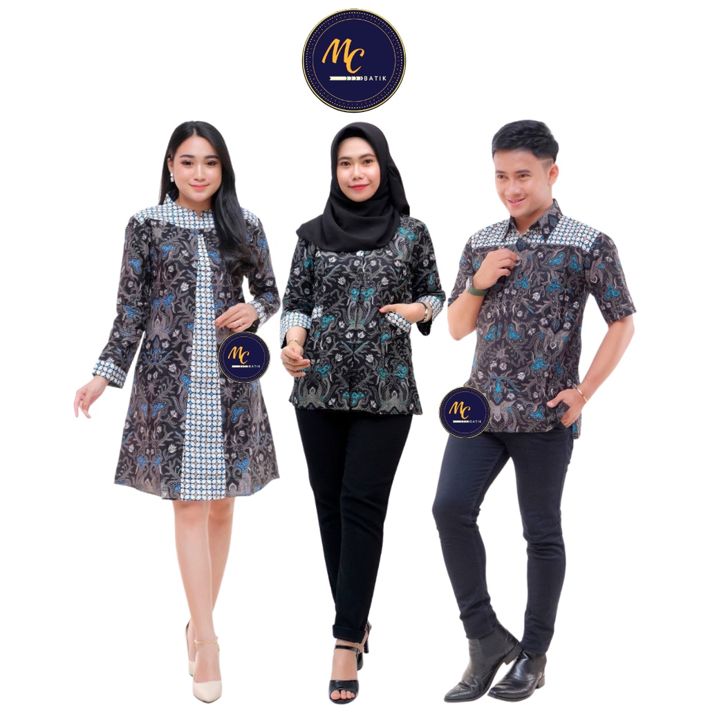 MCbatik Batik Couple | Atasan Batik Couple  Terbaru Tampil Elegan