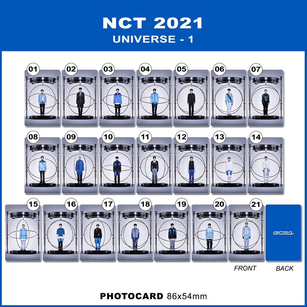 NCT 2021 - photocard [UNIVERSE] Ver Universe 1