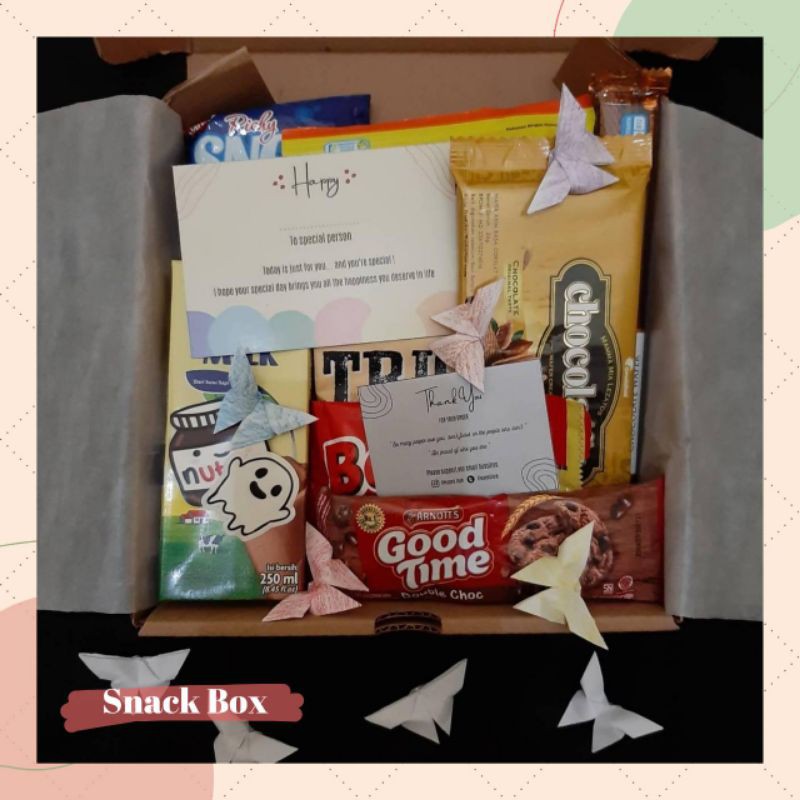 

Snack Box•Hampers•Hadiah•Kado M