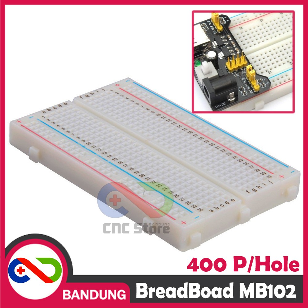 BREADBOARD MINI SOLDERLESS 400 400P