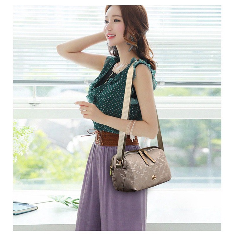 LX805849 Tas SELEMPANG Fashion Casual Wanita Terbaru Ada 2 Resleting 1kg bisa 4 tas supplier tas import EL 5849