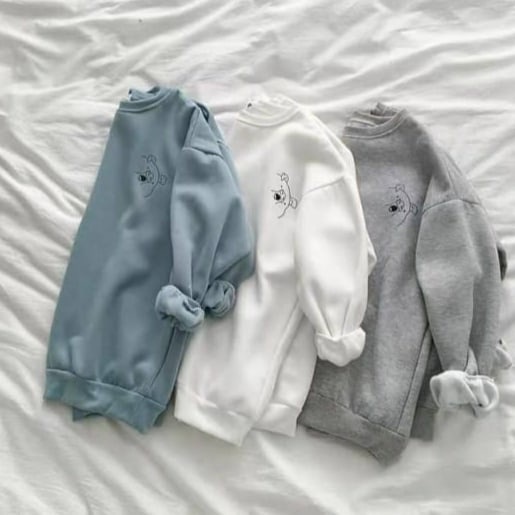 Sweater Wanita Puggy  Bahan Fleece