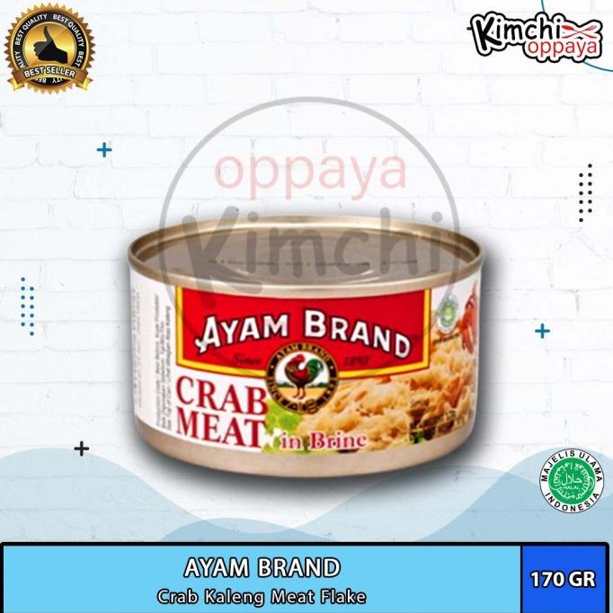 

[COD] Crab Kaleng Meat Flake / Rajungan Ayam Brand 170gr [COD]
