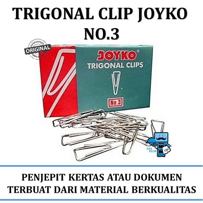 

Paper Clip / Penjepit Kertas Joyko no 3 (kecil)