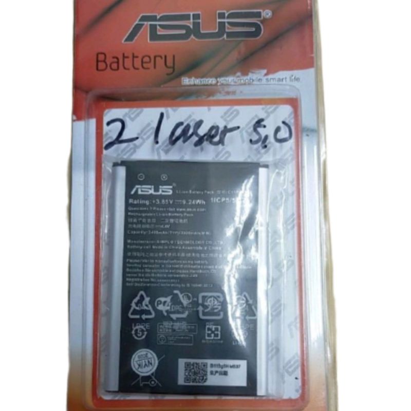 BATERAI BATRE ASUS ZENFONE 2 LASER 5IN ZE500KL Z00RD Z00ED C11P1428