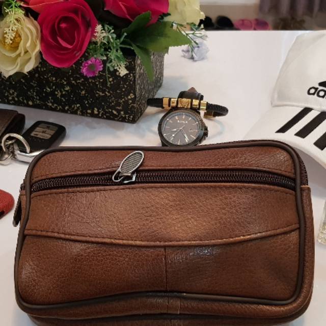 DOMPET UANG KUNCI DAN HP PRIA KULIT 100%