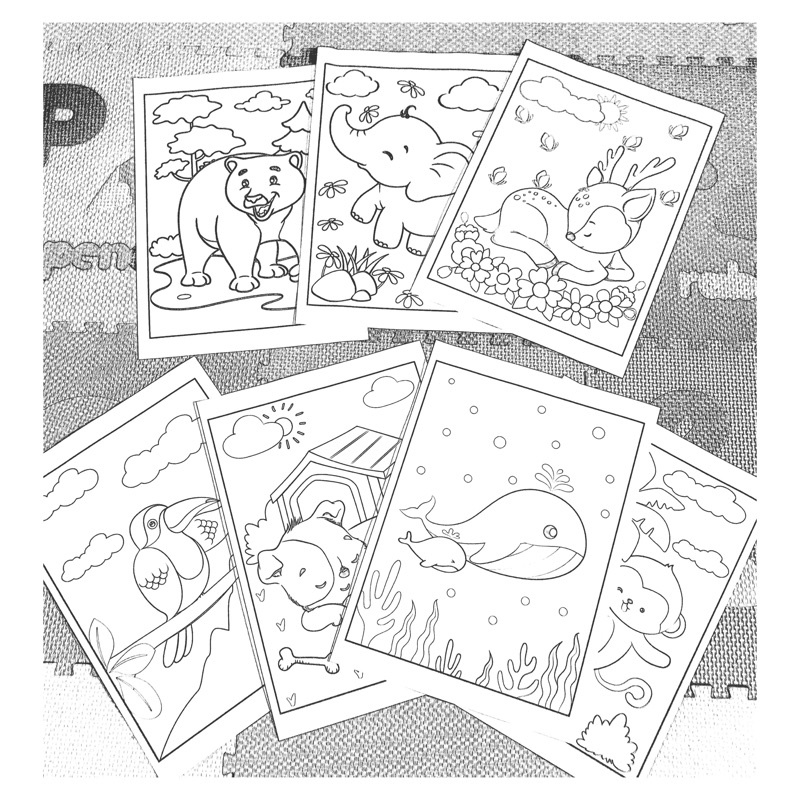 

Coloring Page Kertas Mewarnai