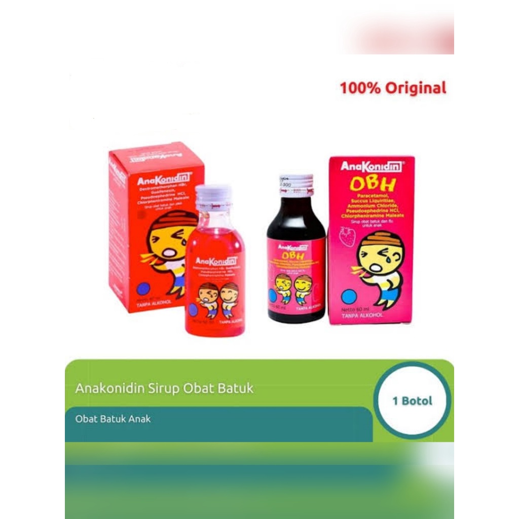 AnaKonidin Syrup Batuk 30ml/60ml ORIGINAL-BPOM