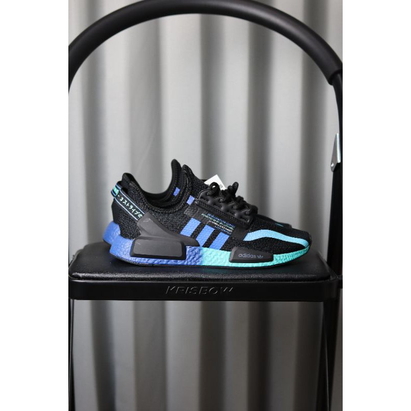Adidas nmd v2 black blue