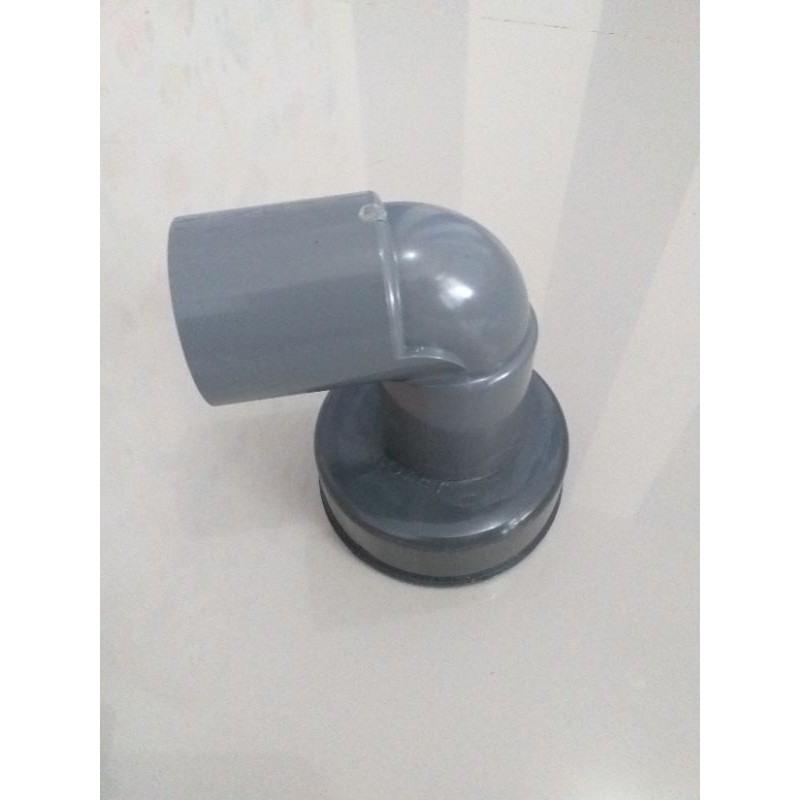 Dop Tutup Pipa Hidroponik 3 inch output 1 1/4 inch PVC Multifungsi