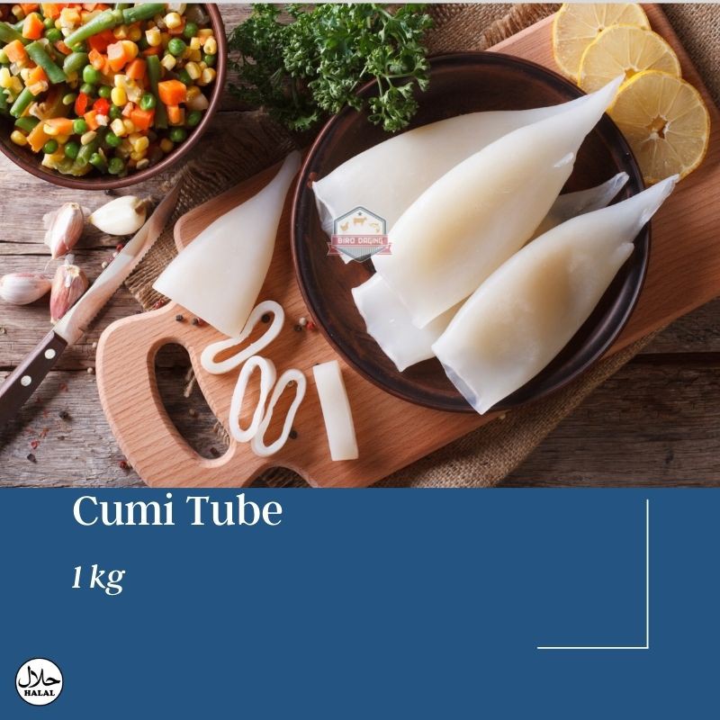 

Cumi Kupas Bersih / Cumi Tube Frozen @1kg