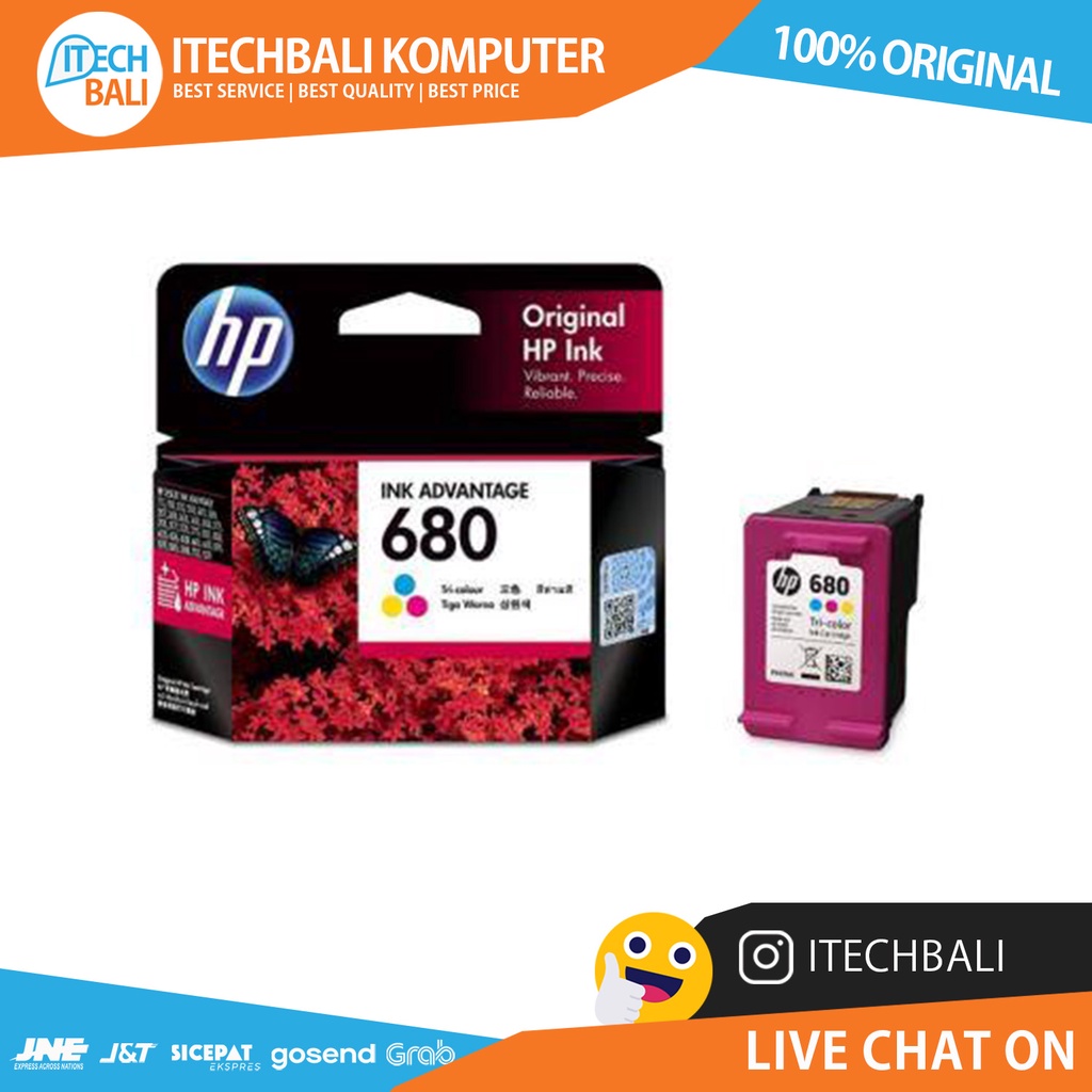 Cartridge HP 680 Colour 100% Original