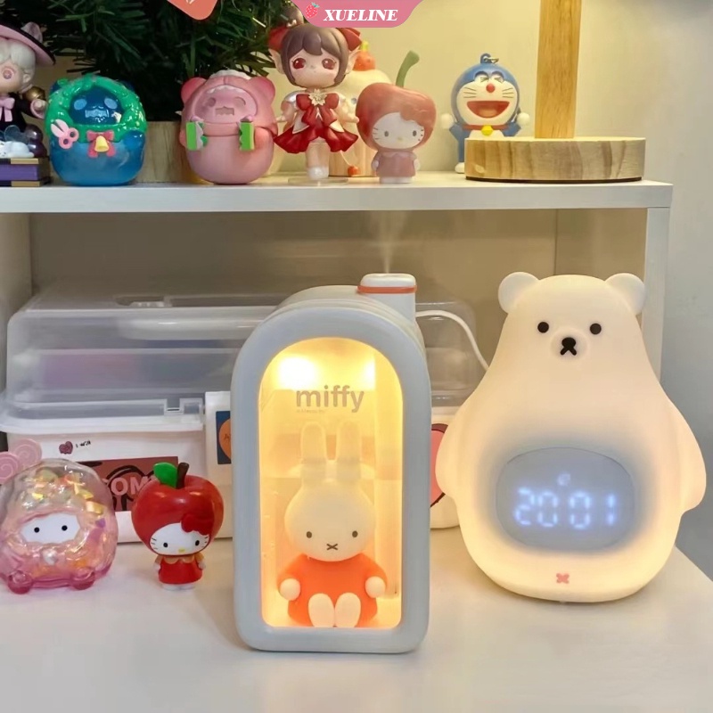 Miffy X MIPOW 380ml Humidifier Pelembab Udara Aromaterapi Essential Oil Motif Kartun Lucu Dengan Lampu LED