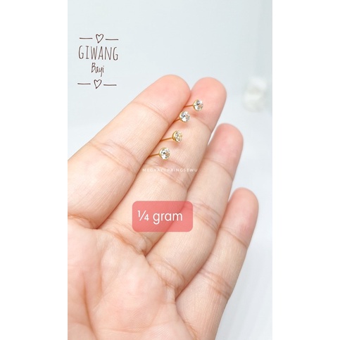 Giwang/Tindik Mata Satu Untuk Bayi