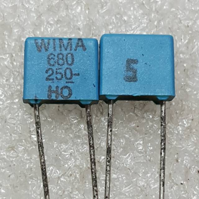Wima 680PF 250V Fkp2  P.5mm Audio Grade