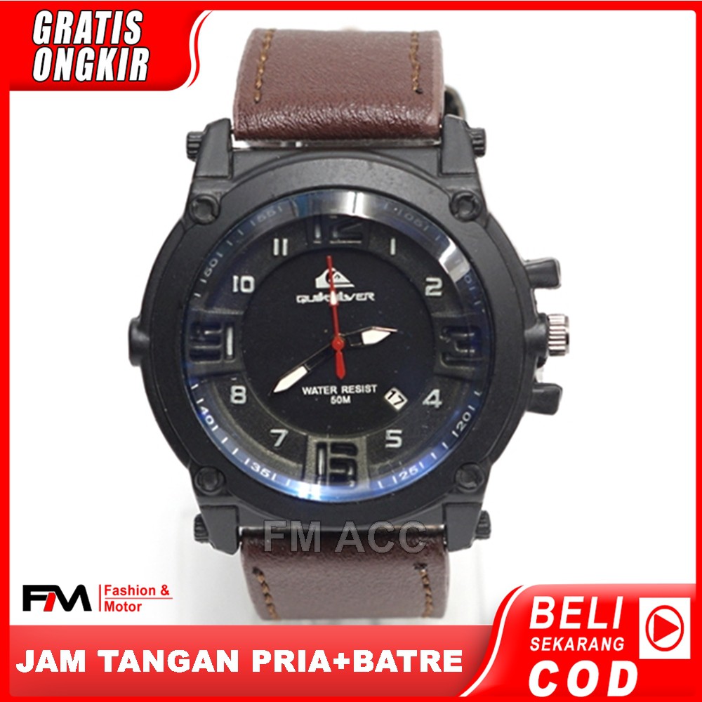 Jam Tangan Pria Original Murah Gratis Batre Dan Box Jam-Choklat