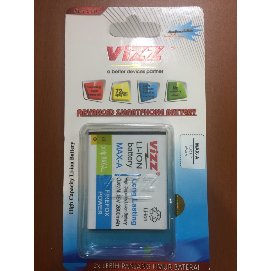 Baterai VIZZ Andromax A / Baterai Double Power Andromax A