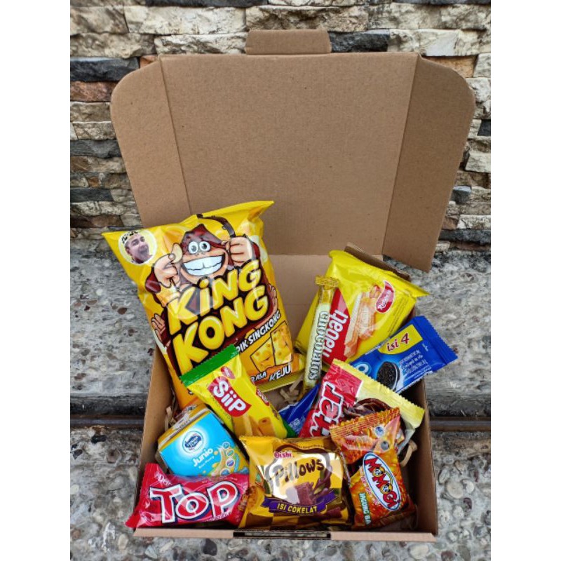 

READY STOCK SNACK BOX MURAH/ULANG TAHUN / HAMPERS /PROMO SNACK BOX