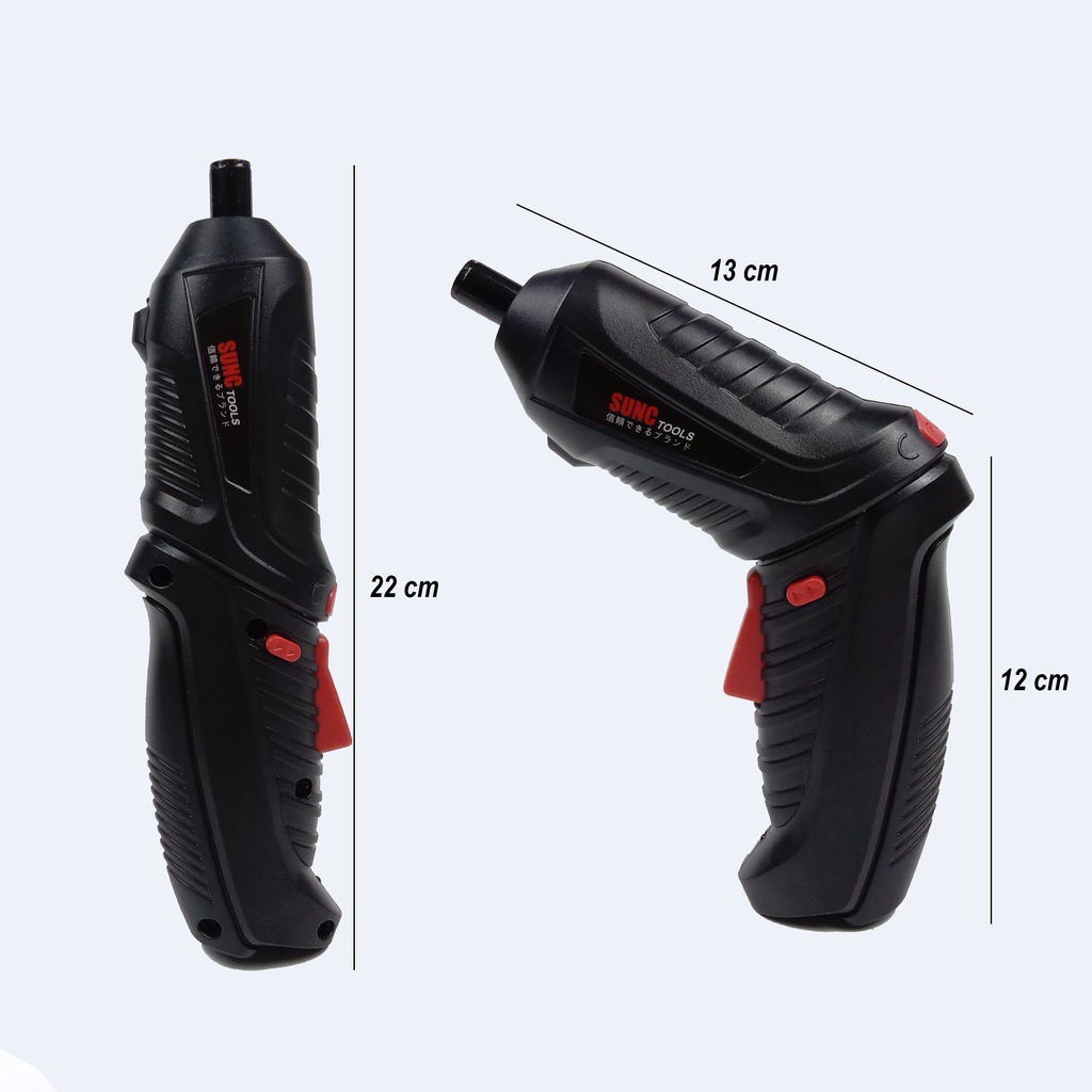 SUNC Cordless Srewdriver USB Obeng Listrik Tanpa Kabel 3.6 V