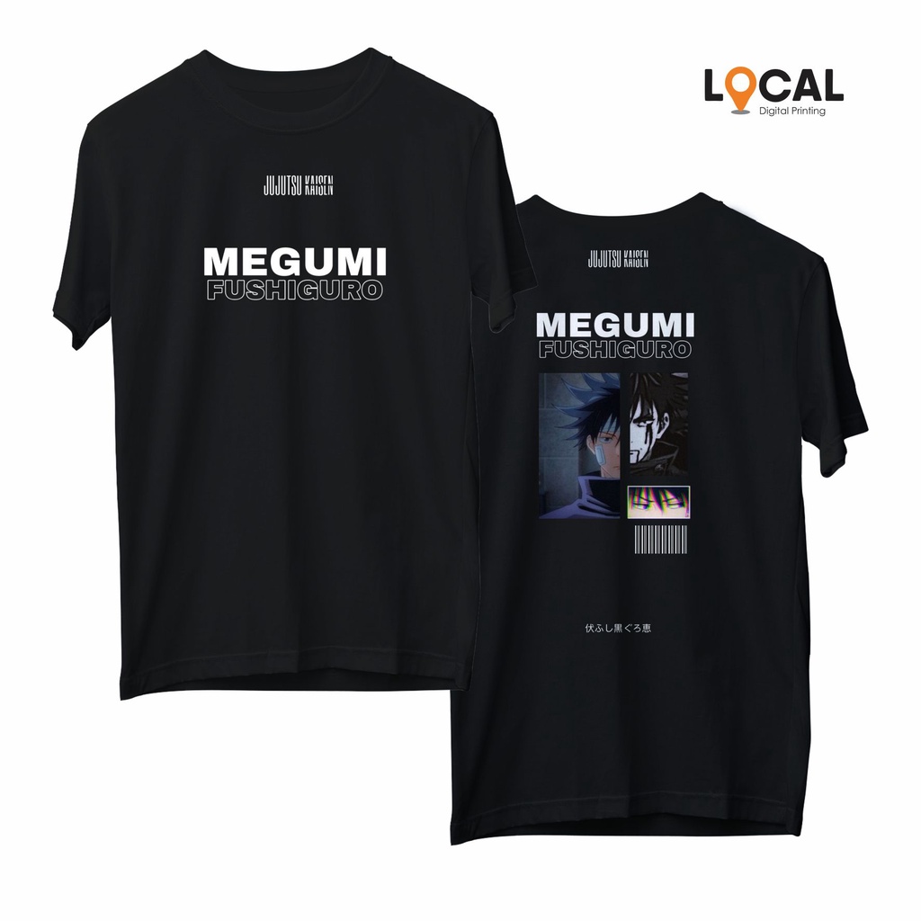 KAOS BAJU MEGUMI FUSHIGURO JUJUTSU KAISEN