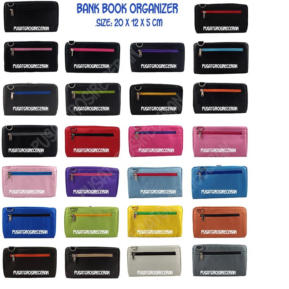 jzf Bank Book Organizer (Tas untuk membawa buku bank, dompet, HP, Token, dll) BBO m55➻