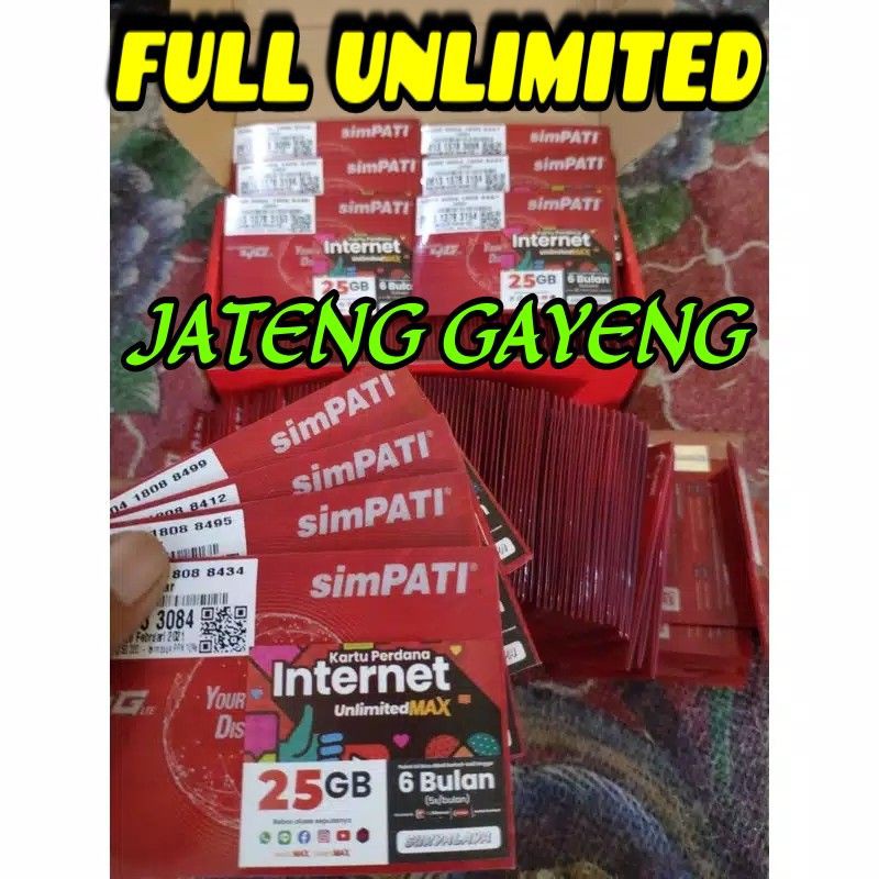 TELKOMSEL UNLIMITED 30GB SEPUASNYA