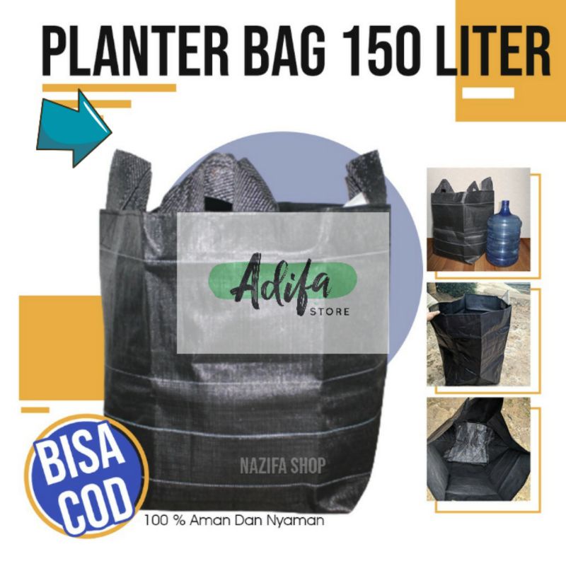 Planter Bag 150 Liter (Hitam)