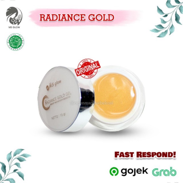 RADIANCE GOLD GEL MSGLOW / RED JELLY